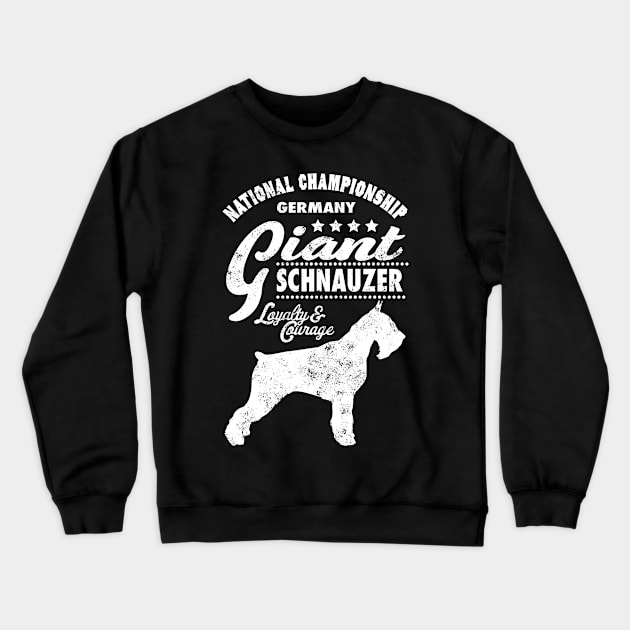 Giant Schnauzer Best of Show Crewneck Sweatshirt by Black Tee Inc